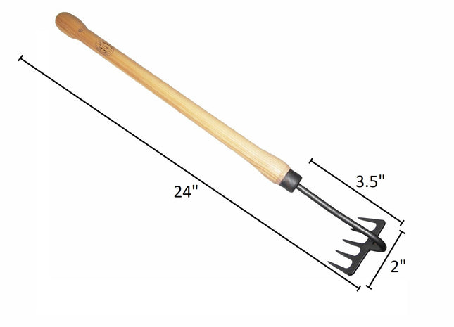 DeWit Rake - 5 Tine Drop Grip