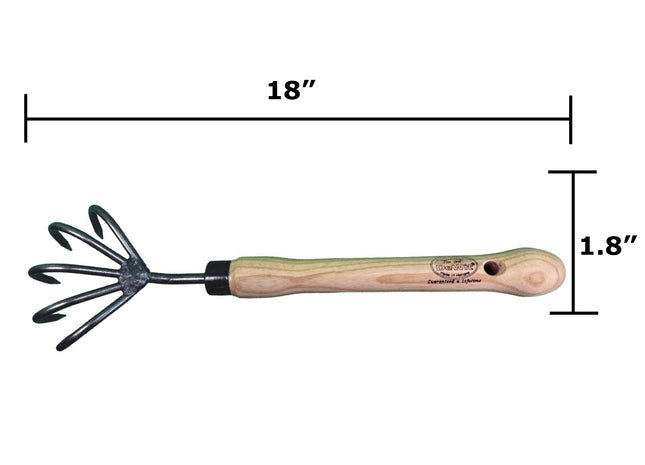 DeWit Cultivator - 5-Tine with 10" Handgrip