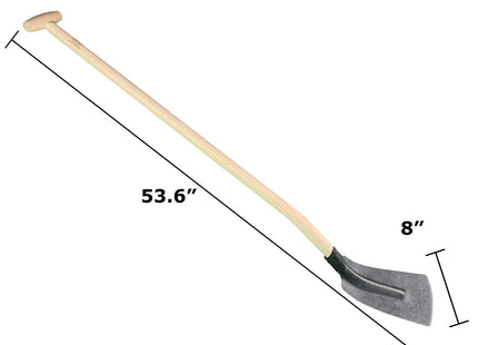 DeWit Shovel - Trenching with 6.5" Wide Head and T Handle