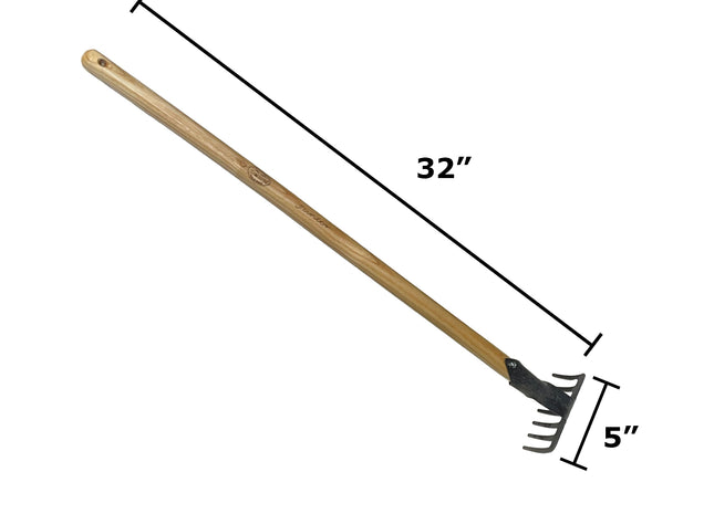 DeWit Junior Rake - Garden Long Handle