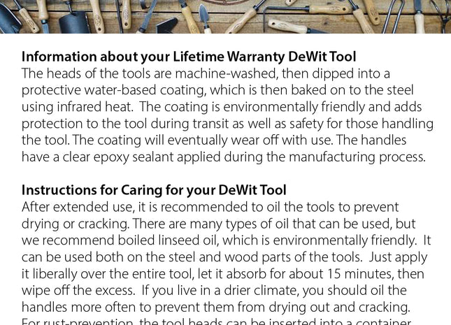 DeWit Set - Petite Tool